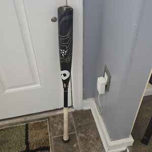 Black and Gold Baseball Bat